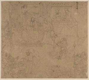 Album of Daoist and Buddhist Themes: Kings of Hells: Leaf 27