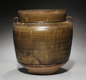 Jar:  Brown ware