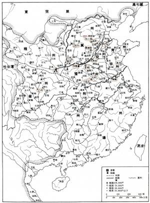 龍藏寺碑供養人分布地圖