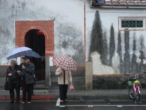 雨的壁面染畫