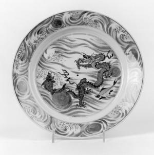Plate with a Dragon