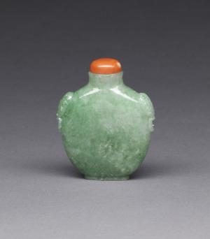 Snuff Bottle in the Shape of an Archaic Flask