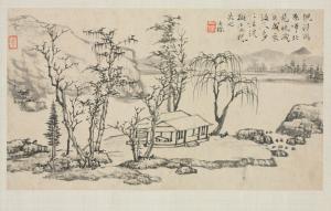 Landscape Album in Various Styles: Landscape after Ni Zan