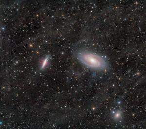 M81, M82, NGC 3077, and Integrated Flux Nebula