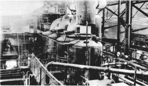臺中製糖工場內部機械設備