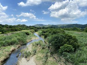 霄裡溪中游載溪橋段河床（往下游）