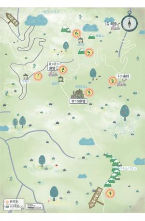 茶壺山及半平山地圖