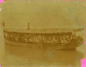 馬偕博士搭乘往返淡水、艋舺之船隻