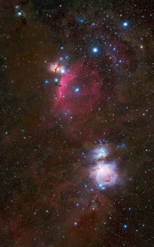 Orion Nebula and Horse Head Nebula