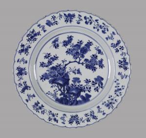 Plate with Foliated Rim