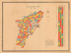 嘉南大圳灌溉地給水區分圖：新化