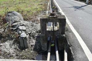 清水部落舊水圳閥門