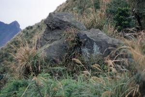 半平山山頂的矽化砂岩