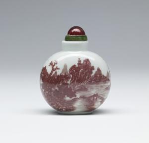 Snuff Bottle with Landscape