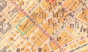 臺中市地圖1937(局部)