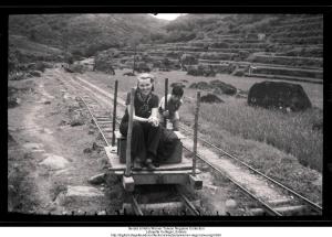 Rella Warner on push car