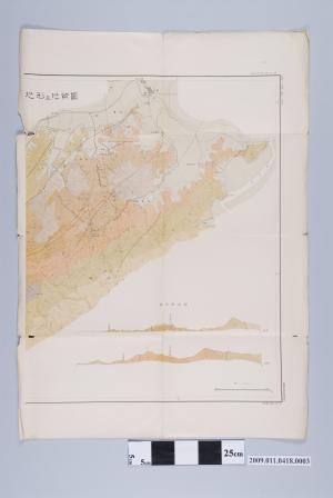 臺灣總督府殖產局出版〈一萬分一清水坑油田地形及地質圖〉東幅