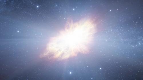 動畫模擬 SN 1054 超新星爆炸形成蟹狀星雲